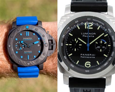 panerai luminor vs submariner|panerai luminor submersible review.